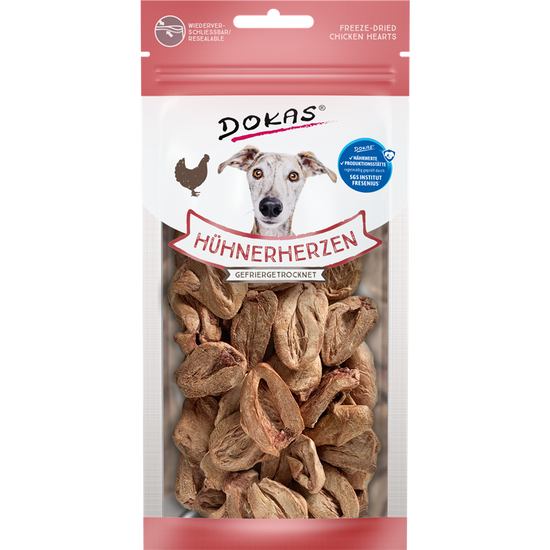 Dokas Poitrine de poulet lyophilisée