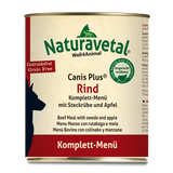 Naturavetal Canis Plus Komplettmenü Rind